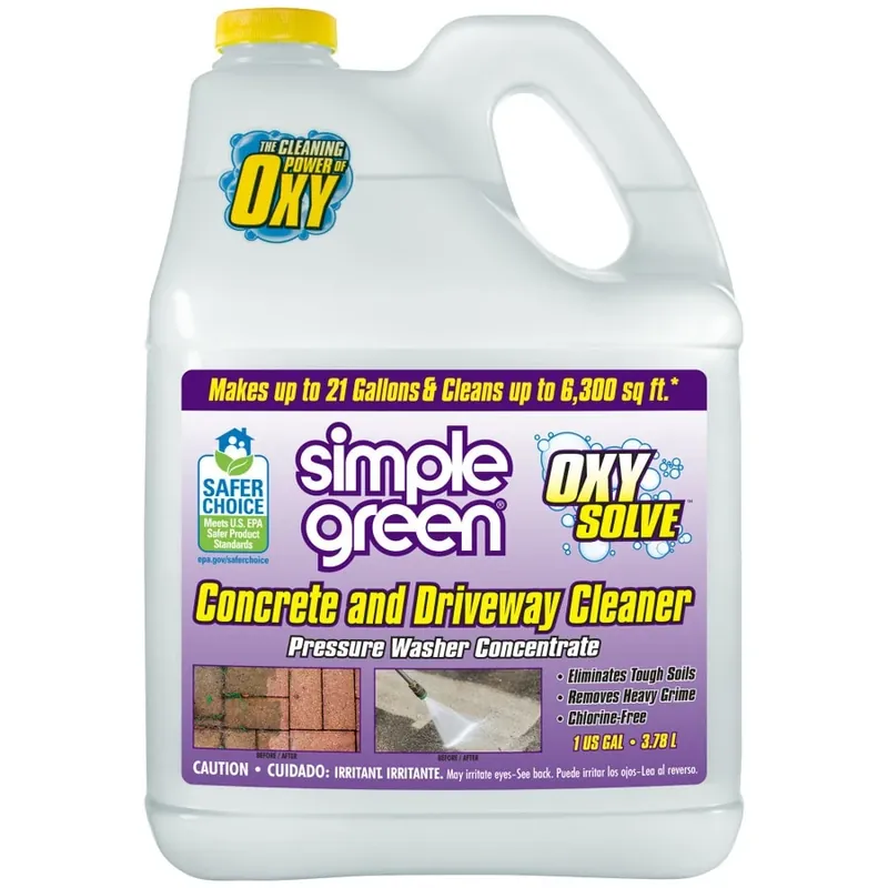 Simple Green Oxy Solve 1 Gallon Concrete Pressure Washer Cleaner Liquid