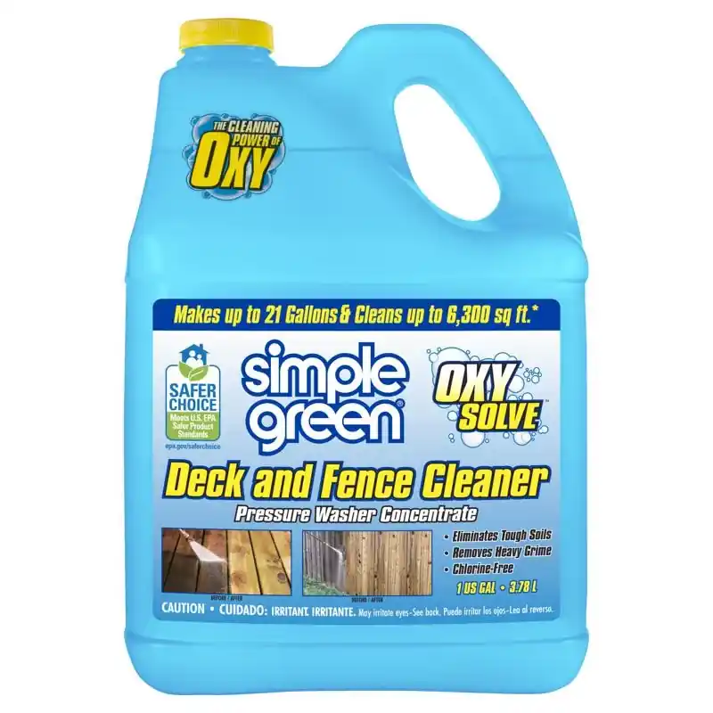 Simple Green Oxy Solve 1 Gallon Deck And Fence Cleaner Liquid