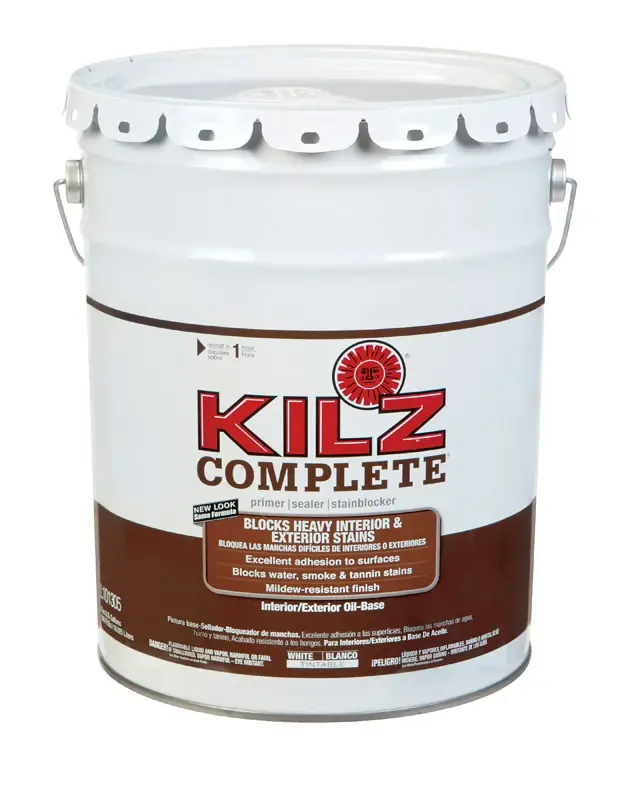 Complete Primer, Sealer, Oil-Base Interior/Exterior Primer, 5-Gal.