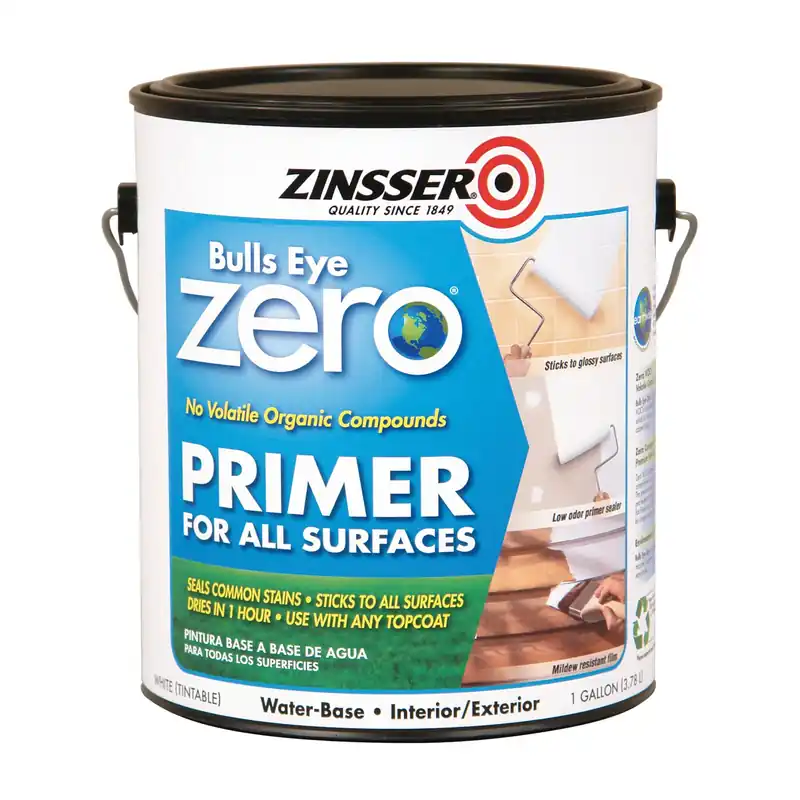 Bulls Eye Zero Primer & Sealer, Interior/Exterior, 1-Gallon