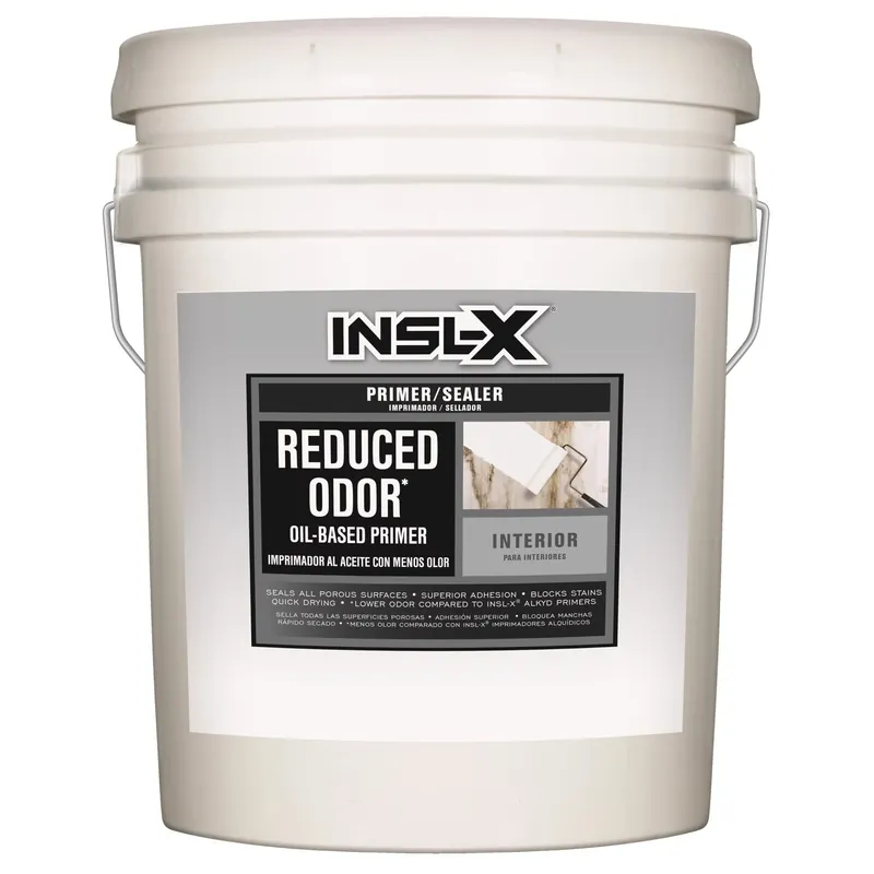 Reduced Odor White Flat Oil-based Alkyd Primer And Sealer 5 Gallon