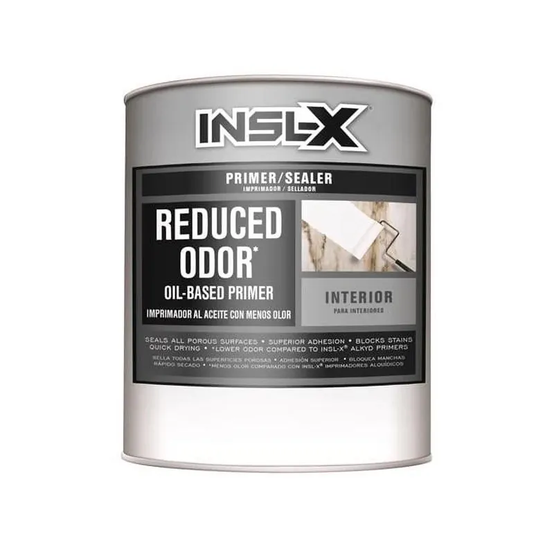 Insl-X Reduced Odor White Flat Oil-Based Alkyd Primer 1 Qt