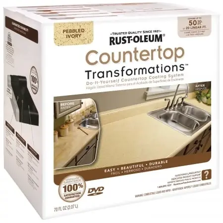 258529 Pebbled Ivory Finish Countertop Transformation Refinishing System