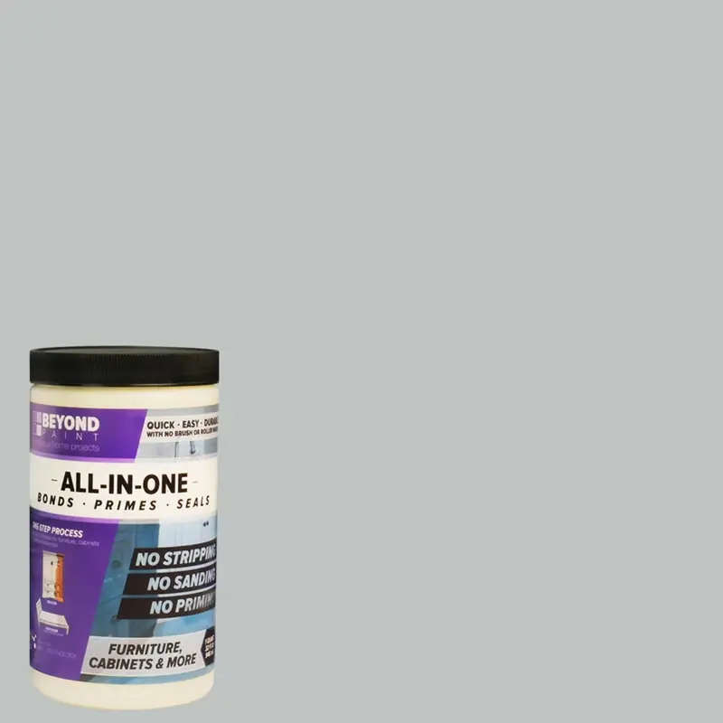 All-In-One Refinishing Paint, Soft Gray, 1-Qt.