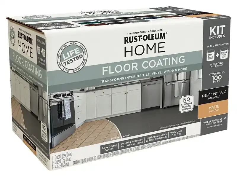 HOME All In-one Floor Coating Kit, Deep Matte Finish
