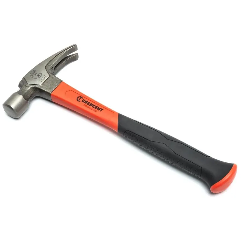 20 Ounce Fiberglass Rip Claw Hammer With Ergonomic Handle