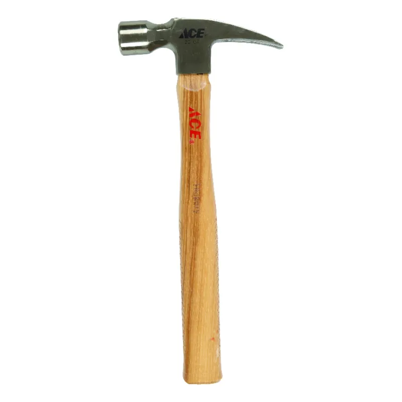 20 Oz Rip Claw Hammer With Hickory Handle And Carbon Steel Head, 13 In Length