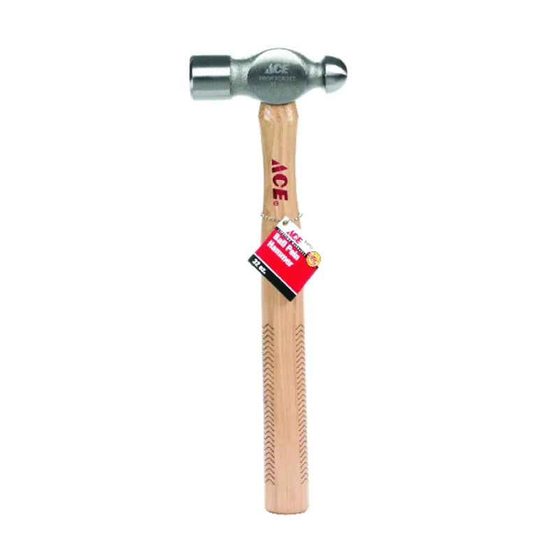 32 Ounce Ball Pein Hammer With Steel Head, 15.94 Inches Long