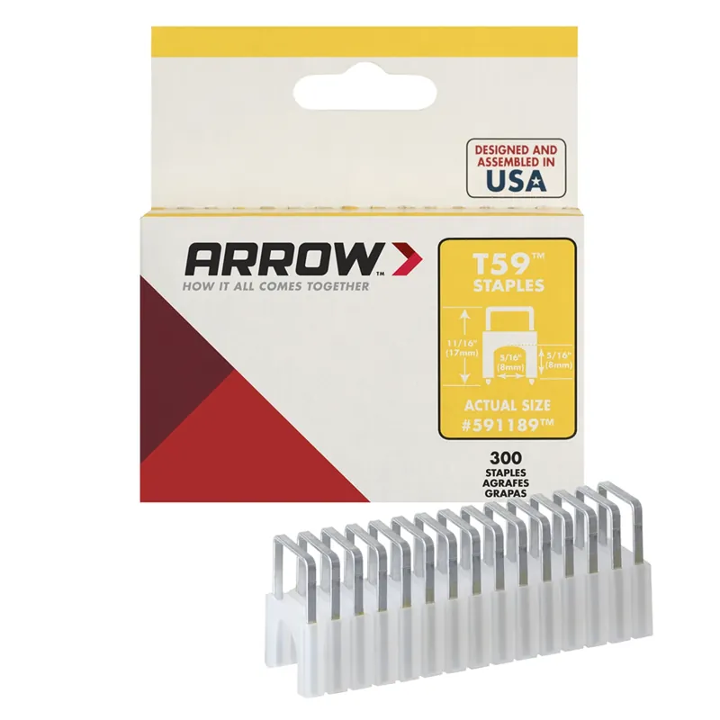 Arrow 300-Count 5/16-in Plastic Insulated Cable Staples