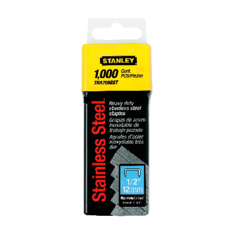 1/2 In. Heavy Duty Stainless Steel Narrow Crown Staple