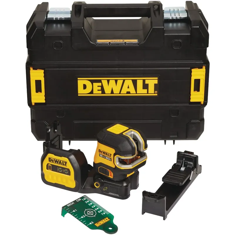 12v/20v Max Cordless Green Cross Line 5-spot Laser Level Bare Tool