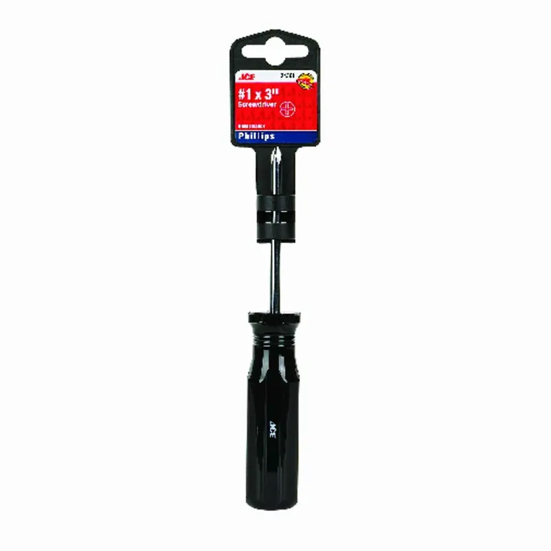 3 In. Phillips No. 1 Screwdriver With Chemical-resistant Handle