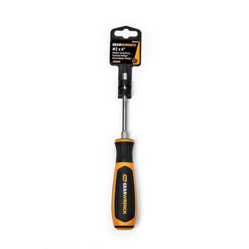 Gearwrench 2 X 4 In. Phillips Dual Material Screwdriver