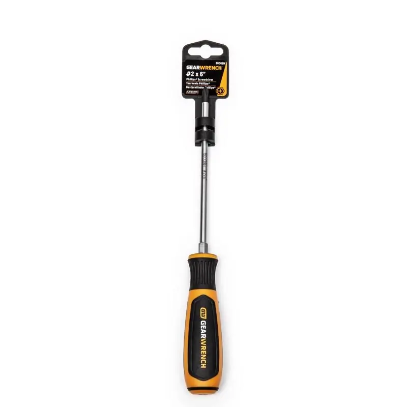 Gearwrench 2 X 6 In. Phillips Dual Material Screwdriver