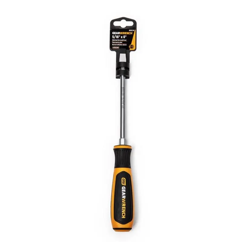 Gearwrench 5/16 In. X 6 In. Dual Material Slotted Screwdriver