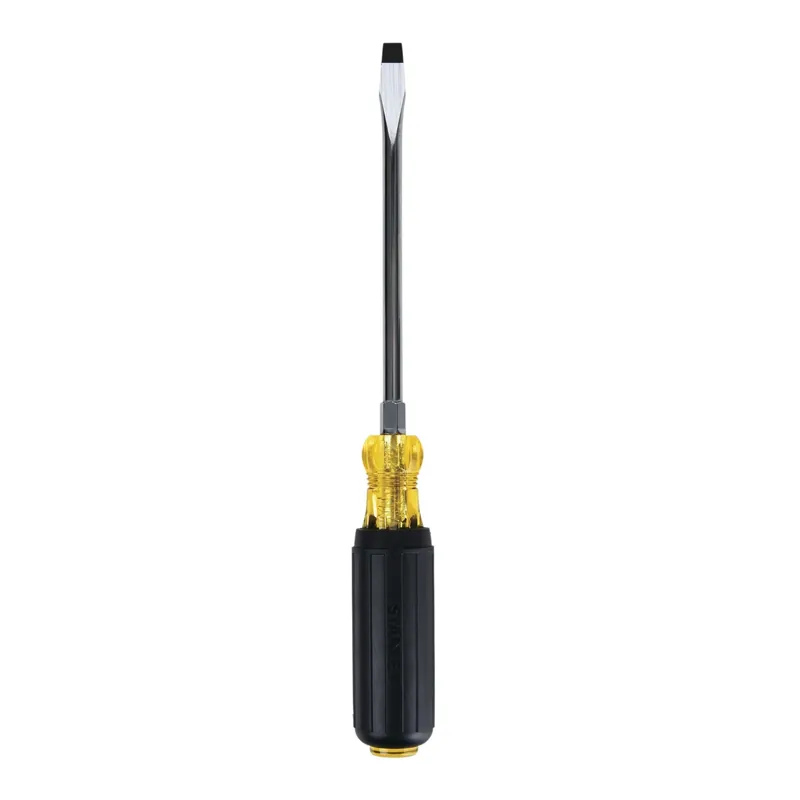 5/16 In. X 6 In. Vinyl Grip Slotted Screwdriver - Durable Alloy Steel