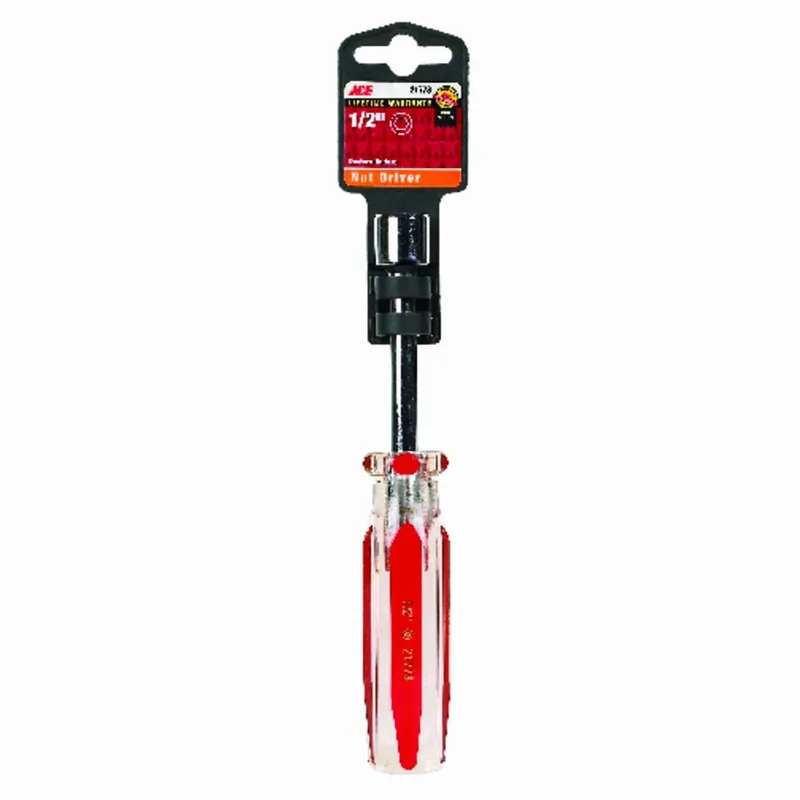 1/2 In. Sae Nut Driver, 7 In. Length, Durable Alloy Steel, 1 Piece