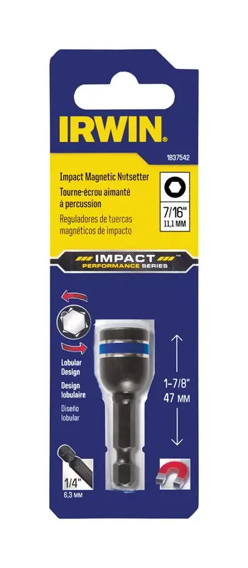 Impact Performance Series 7/16 In. Metric Lobular Power Nut Driver 1-7/8 In. L