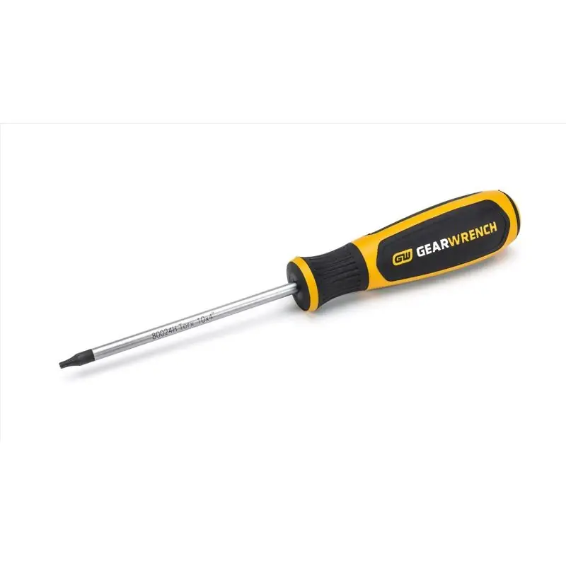 Gearwrench T10 Torx Screwdriver 4 Inch Alloy Steel Shaft