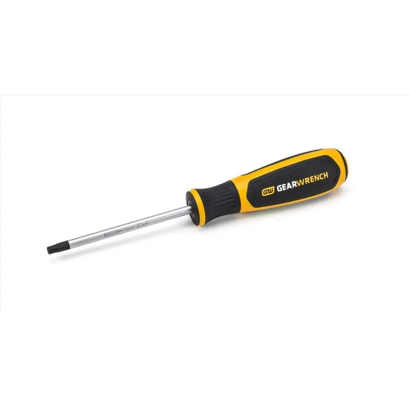 Gearwrench T30 X 4 Inch Alloy Steel Torx Screwdriver Bi-material Handle