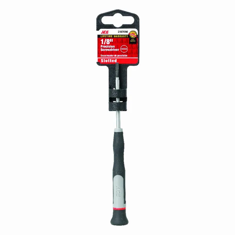 2-1/2 In. Slotted Precision Screwdriver With Soft Grip Handle And Swivel Head