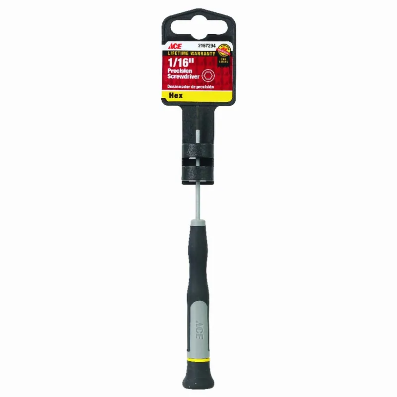 2-1/2 In. Hex 1/16 Precision Screwdriver With Soft Grip Handle