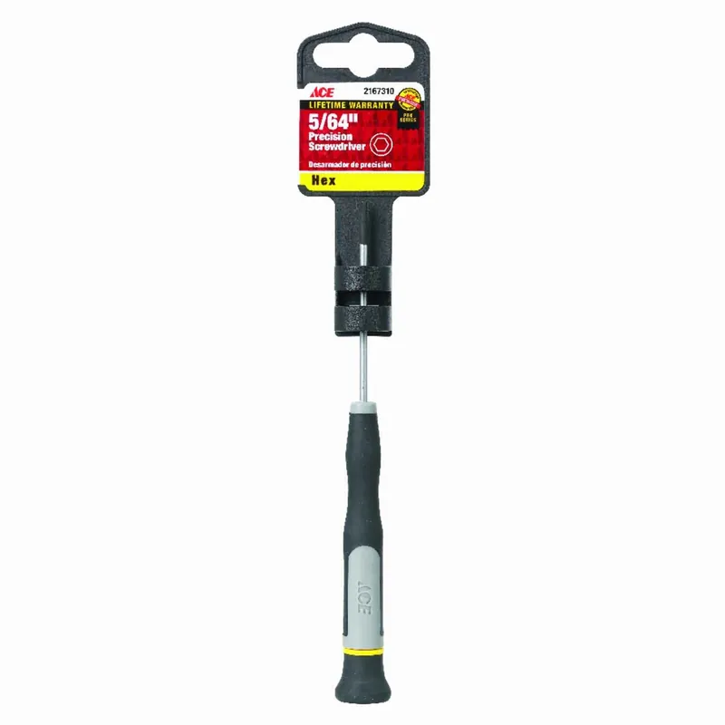 2-1/2 In. Hex 5/64 Precision Screwdriver With Soft Grip Handle