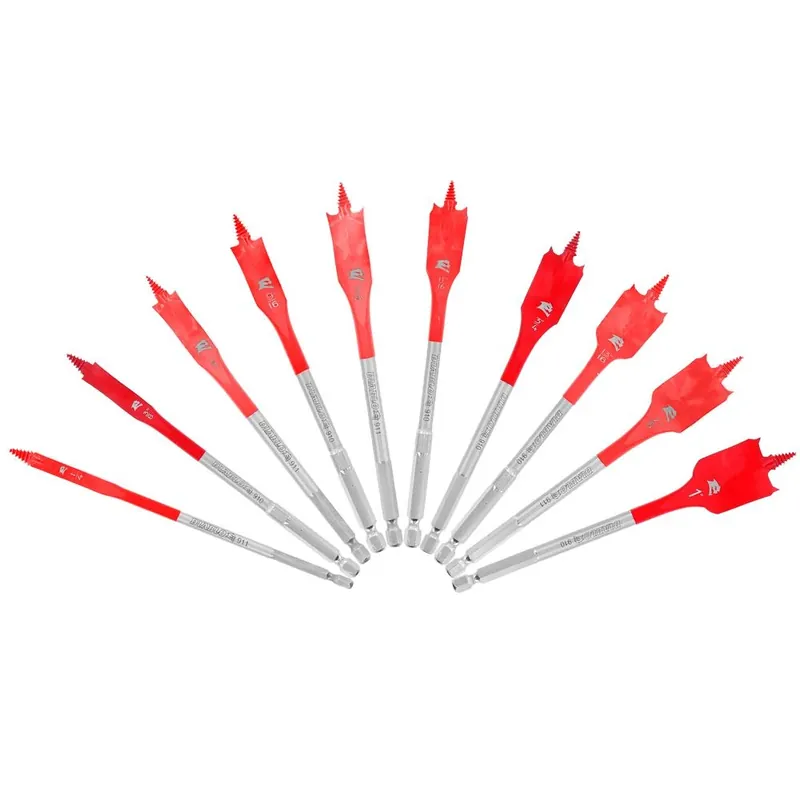 Diablo Speedemon High Speed Steel Spade Bit Set Hex Shank 10 Piece