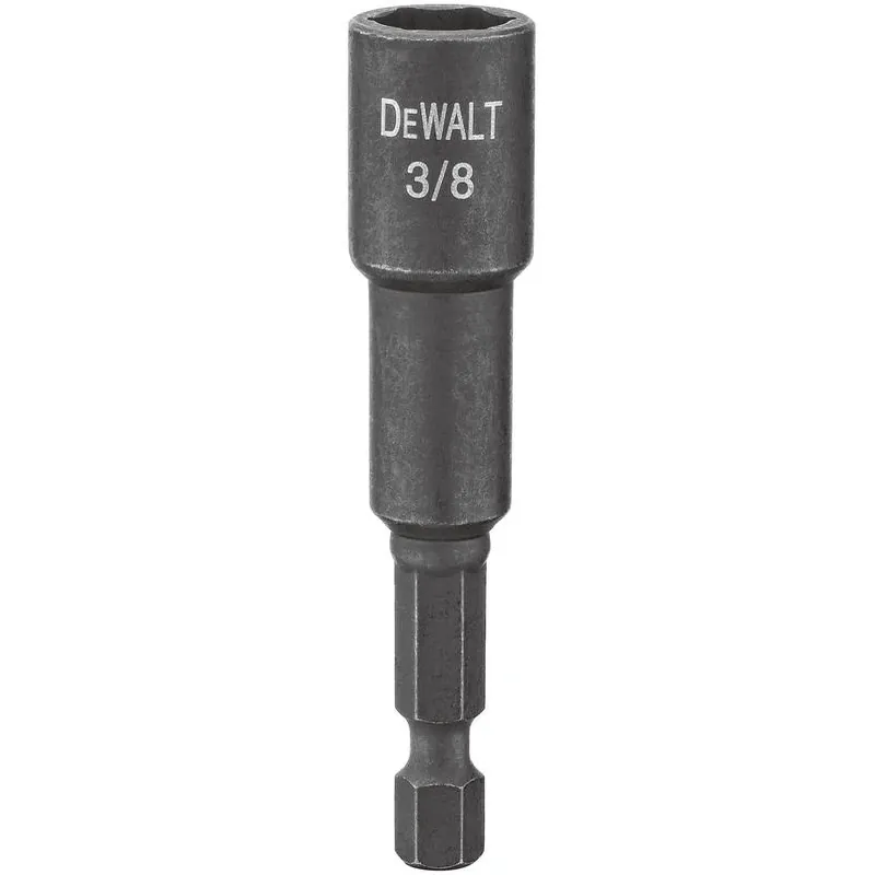DEWALT Impact Ready DW2223IR Hex Nut Driver – 3/8‑in Drive, 2‑9/16‑in Length, 1/4‑in Hex Shank