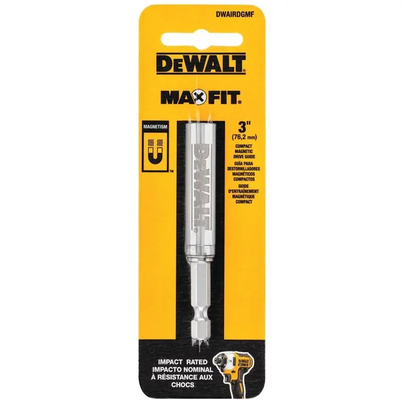 Max Fit 1/4 In. X 3 In. L Impact Rated Driver Bit S2 Tool Steel
