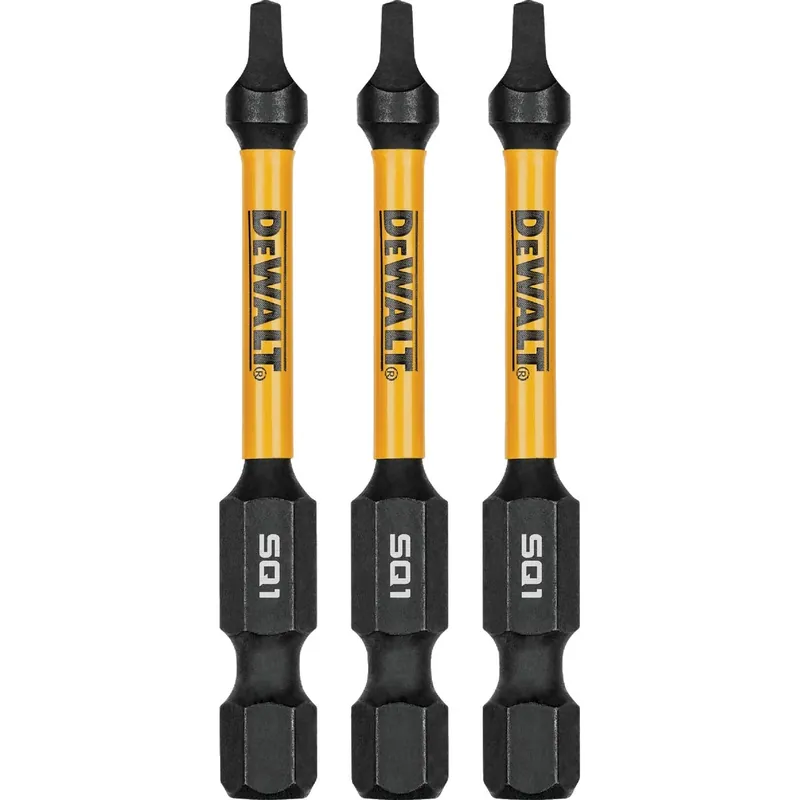 DeWalt FlexTorq Square 1 X 2.25 In. L Impact Driver Bit Set Steel 3 Pc