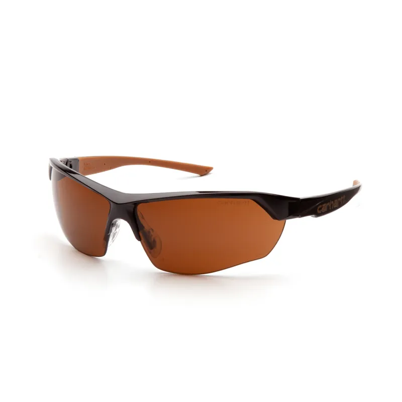 Carhartt Braswell Anti-Fog Safety Glasses Bronze Lens Black Frame 1 Pc