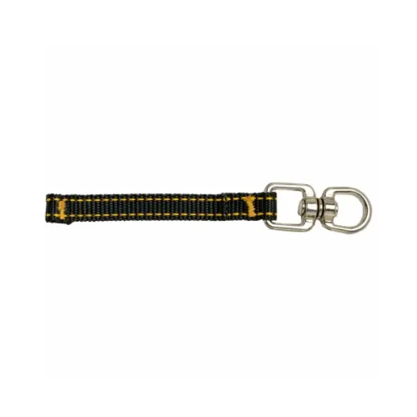 DeWalt Polyester Webbing Swivel Tool Attachment 4.5 In. L Black/Yellow