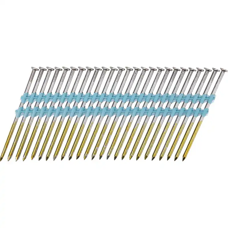Grip-Rite 3-1/4 In. L X 10-1/4 Ga. Angled Strip Bright Framing Nails 21 Deg 4000 Pk