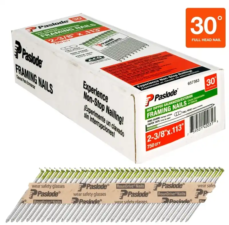 Paslode 2-3/8 In. Framing Hot-Dipped Galvanized Steel Nail Round Head