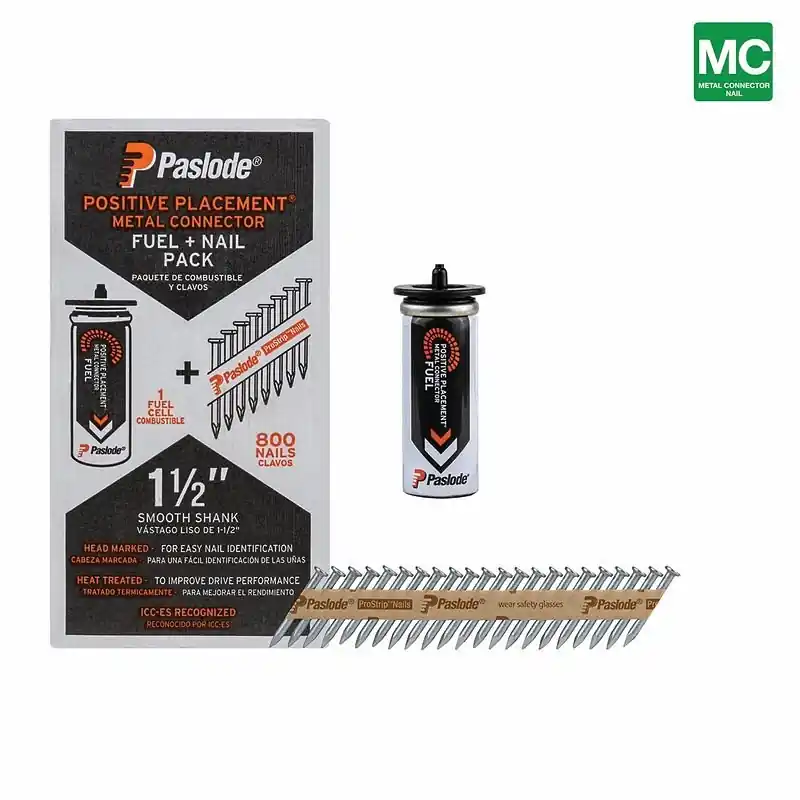 Paslode ProStrip 1-1/2 In. L Paper Strip Brite Fuel And Nail Kit 30 Deg 1 Pk