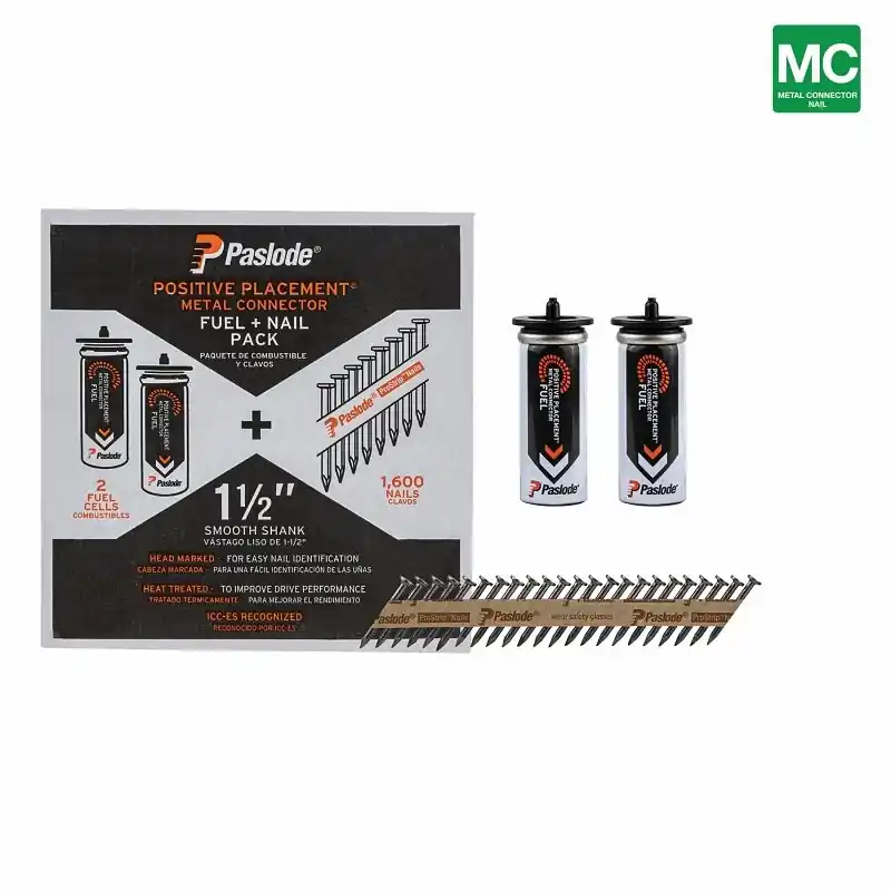 Paslode ProStrip 1-1/2 In. L Paper Strip Brite Fuel And Nail Kit 30 Deg 1 Pk