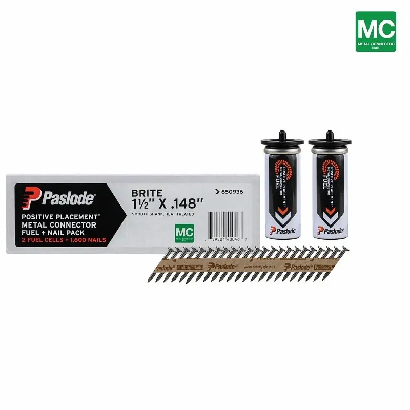 Paslode ProStrip 1-1/2 In. L Paper Strip Brite Fuel And Nail Kit 30 Deg 1 Pk
