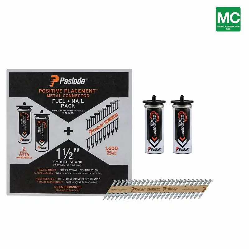 Paslode ProStrip 1-1/2 In. L Paper Strip Galvanized Fuel And Nail Kit 30 Deg 1 Pk