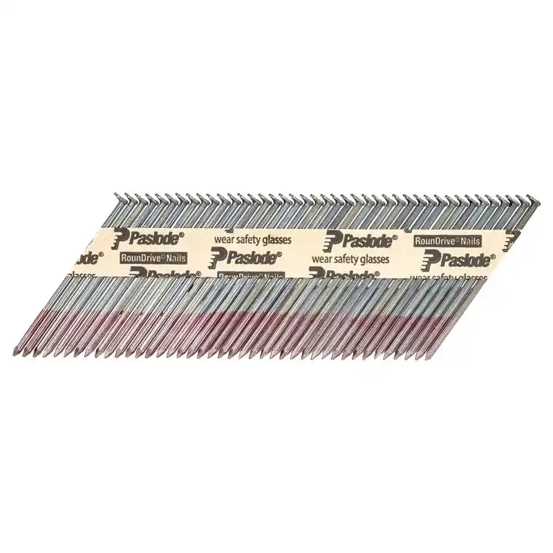 Paslode RounDrive 3-1/2 In. L Paper Strip Brite Framing Nails 30 Deg 2500 Pk