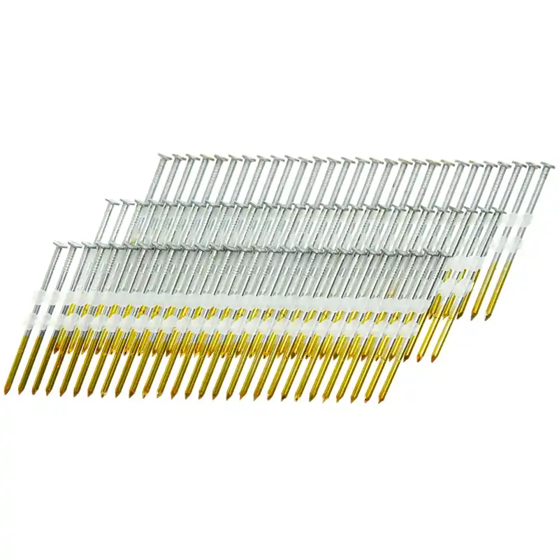 Senco 3-1/4 In. L X 10-1/4 Ga. Angled Strip Bright Nails 20 Deg 4000 Pk