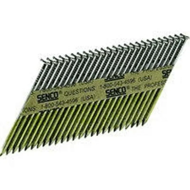 Senco 3-1/2 In. L X 16 Ga. Angled Strip Bright Framing Nails 34 Deg 2,500 Pk