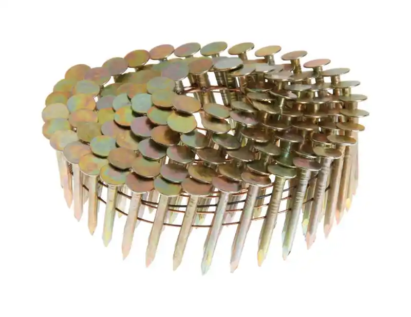 Grip-Rite 7/8 In. L X 11 Ga. Angled Strip Electro Galvanized Roofing Nails 15 Deg 7200 Pk