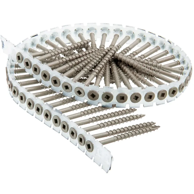 Senco Duraspin No. 8 Sizes X 2-1/2 In. L Square Flat Head Coarse Exterior Screws