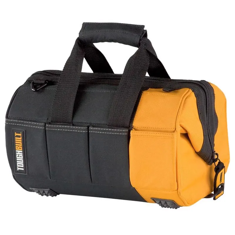 12 In. W X 8.75 In. H Polyester Massive Mouth Tool Bag With 32 Pockets