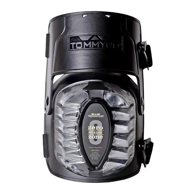 Tommyco Rough Terrain Hinged Knee Pads Black One Size Fits All 6.7 X 6.9 In.