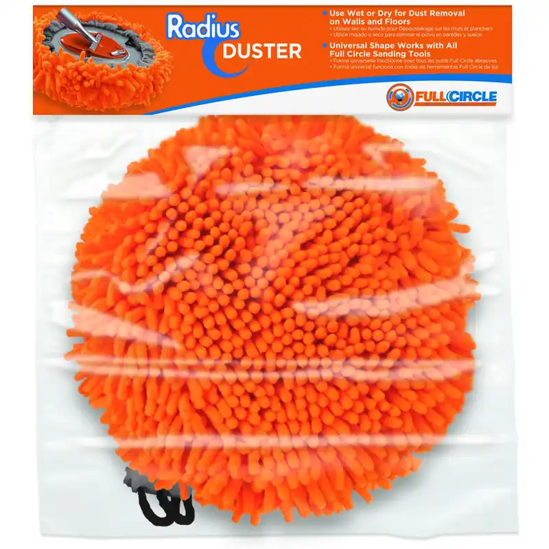 Full Circle Radius 8 In. L X 8 In. W Assorted Grit Synthetic Material Microfiber Duster Pad 1 Pk