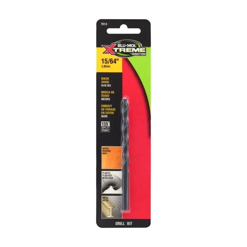 Blu-Mol Xtreme 15/64 In. High Speed Steel Drill Bit 1 Pk