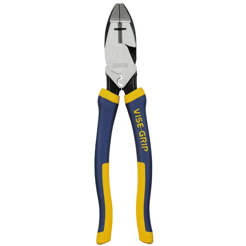 Vise-grip 9-1/2 In. Nickel Chrome Steel Lineman‘s Pliers With Wire Stripper And Crimper