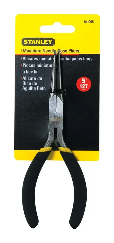 Stanley 5 In. Steel Needle Nose Pliers